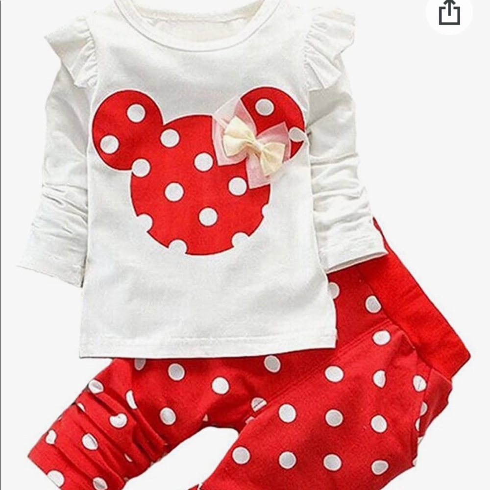 NWT Minnie 2 Piece Outfit